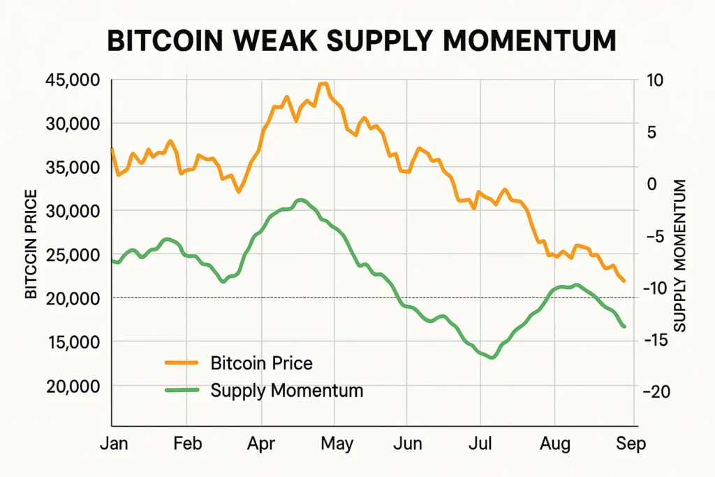 Bitcoin Weak Supply Momentum