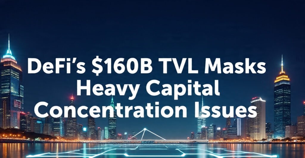 DeFi's $160B TVL Masks Heavy Capital Concentration Issues