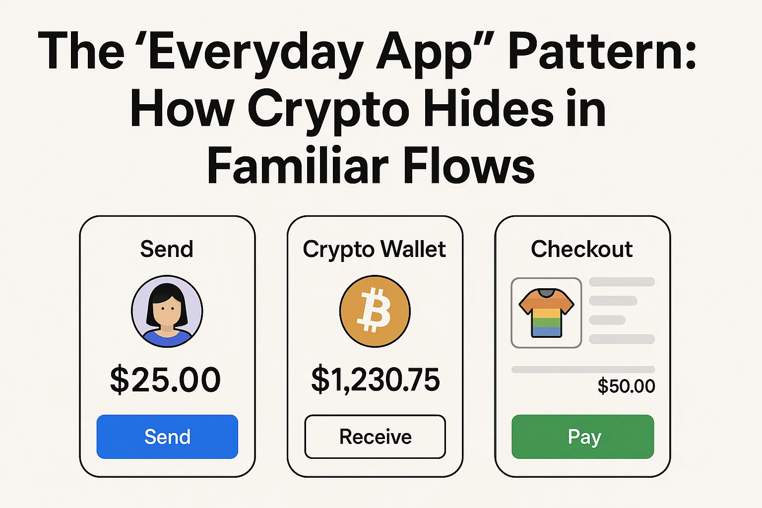 The “Everyday App” Pattern: How Crypto Hides in Familiar Flows