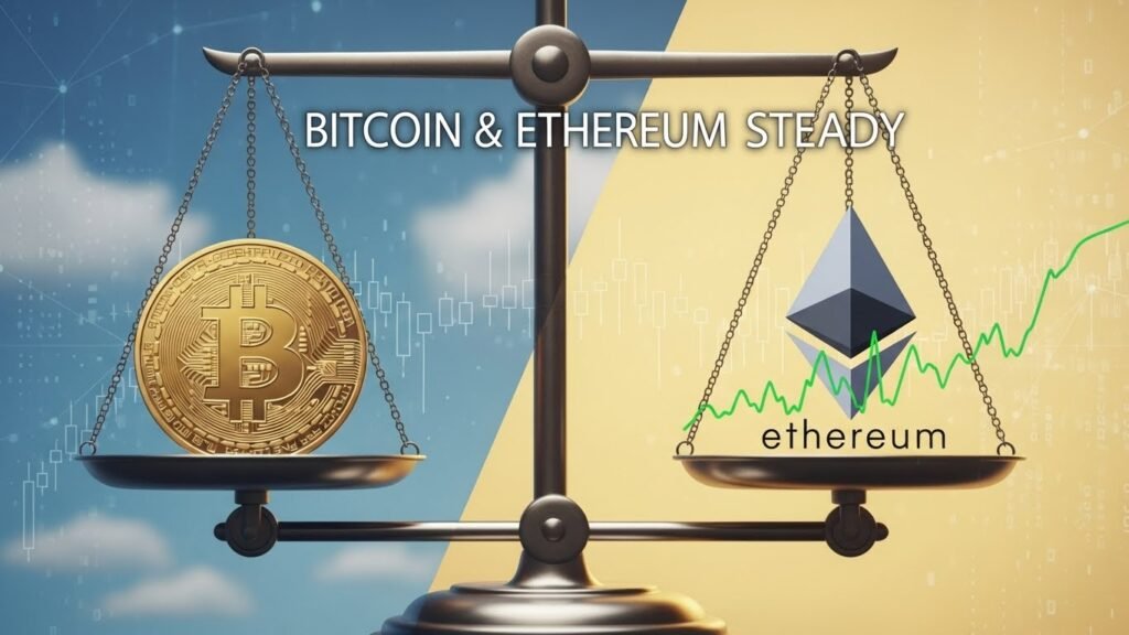 Crypto Today Bitcoin & Ethereum Steady, XRP Falls Pre-Fed Bitcoin & Ethereum Steady, XRP