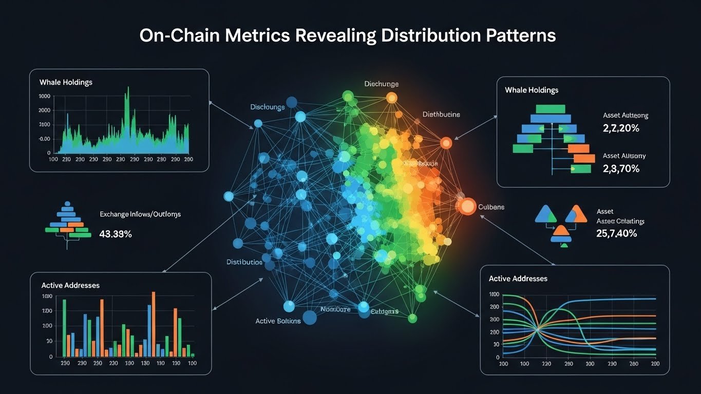 On-Chain Metrics Revealing Distribution Patterns