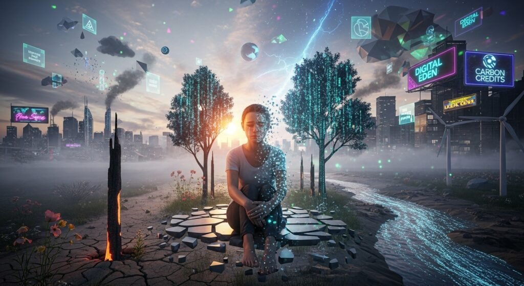 Climate Grief Through Hybrid Metaverse