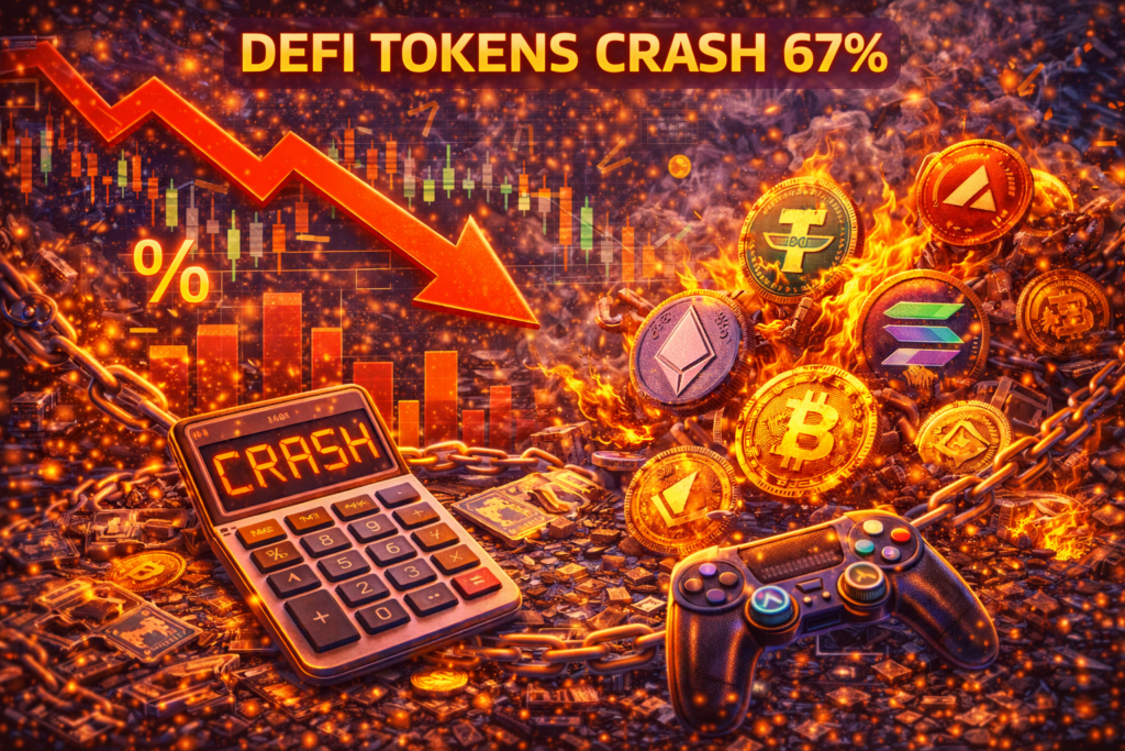 DeFi Tokens Crash 67%