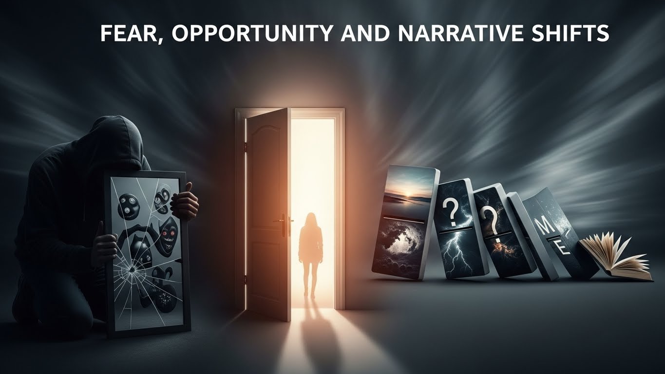 Fear, Opportunity, and Narrative Shifts