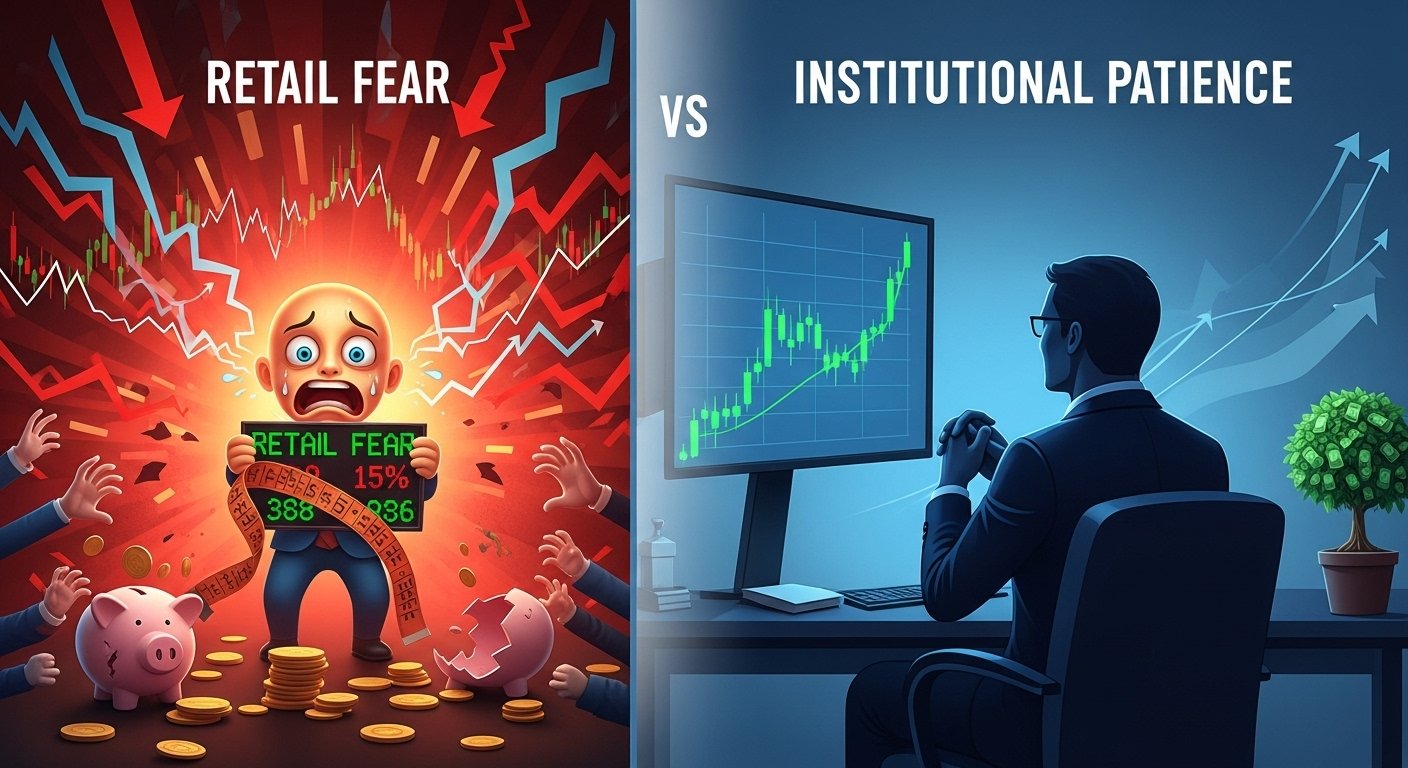 Retail Fear Vs Institutional Patience