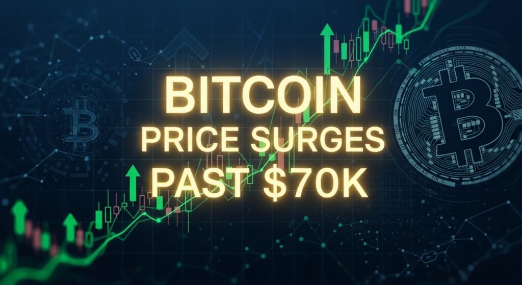 Bitcoin Price Surges Past $70k