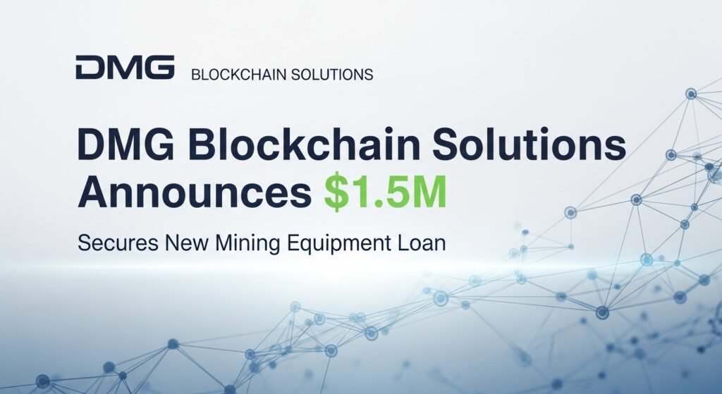 DMG Blockchain Solutions Announces $1.5M