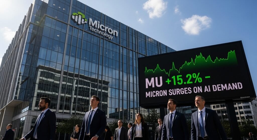 Micron Technology Surges on AI Chip Demand Boom Micron Technology Surges on AI Chip Demand