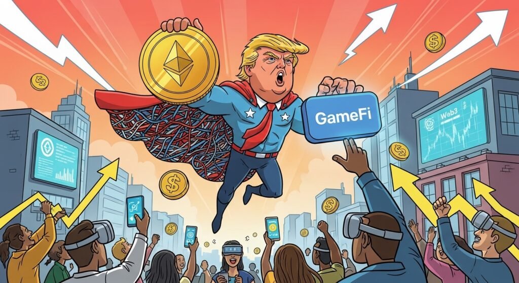TRUMP GameFi Push Lifts Web3