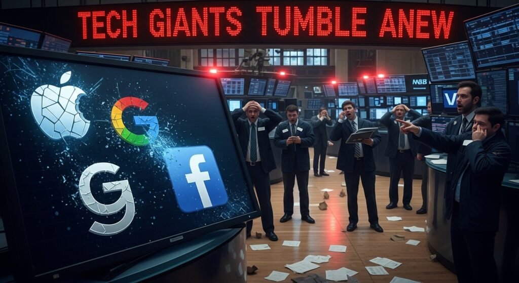Tech Giants Tumble Anew