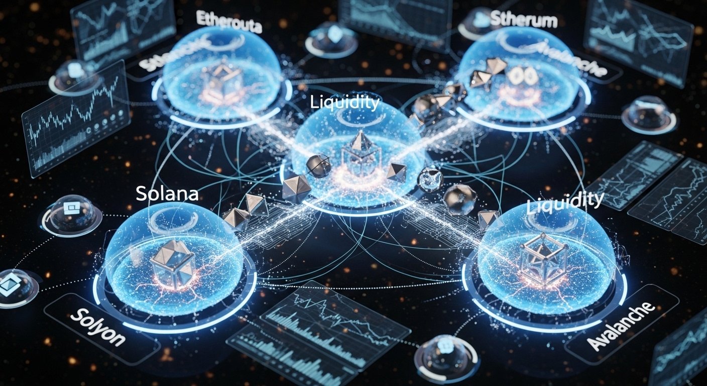 multi-network liquidity pools and decentralized financial services