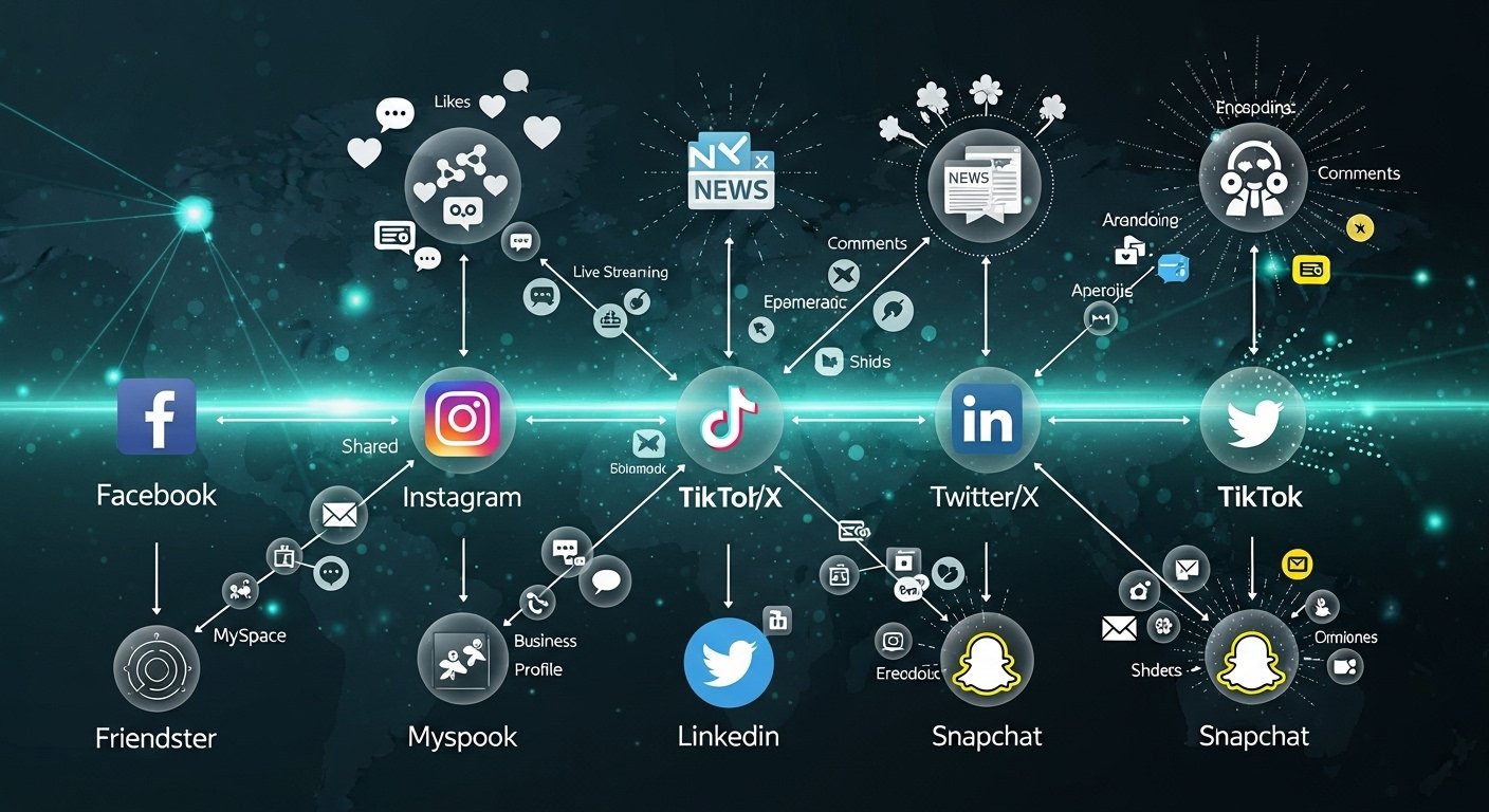 social networking evolution and cross-platform integration